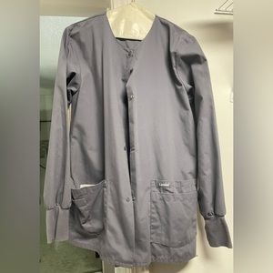 Grey lab coat